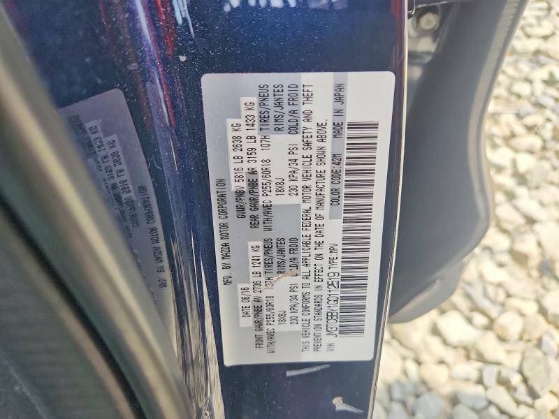 Продаж на аукціоні авто 2016 Mazda Cx-9, vin: JM3TCBBY1G0112519, номер лоту: 57034576