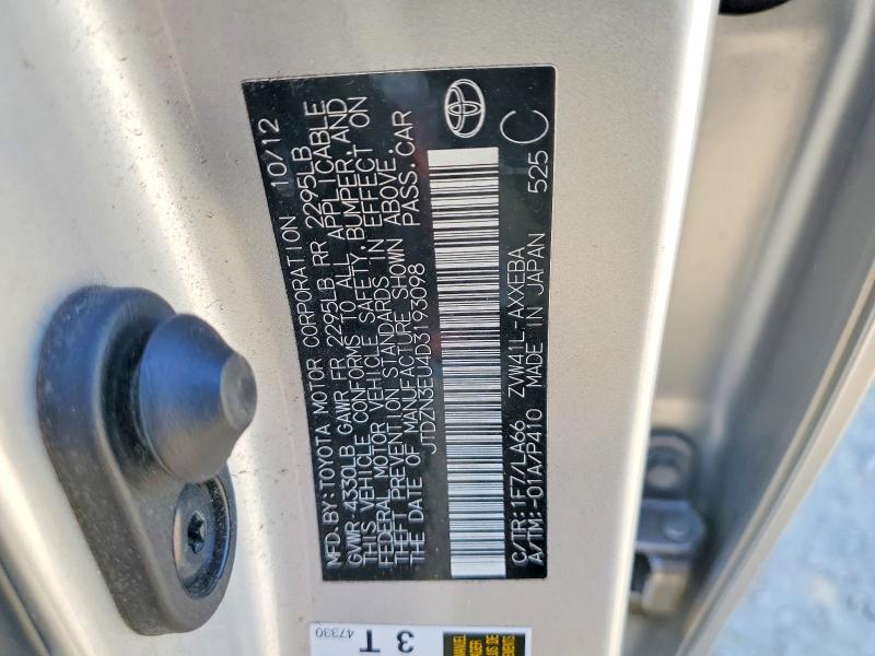 Продаж на аукціоні авто 2013 Toyota Prius V, vin: JTDZN3EU4D3193098, номер лоту: 57741026