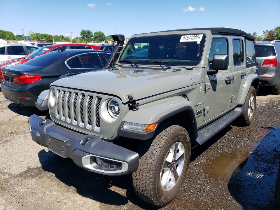 57571306 :رقم المزاد ، 1C4HJXEN4NW241867 vin ، 2022 Jeep Wrangler Unlimited مزاد بيع