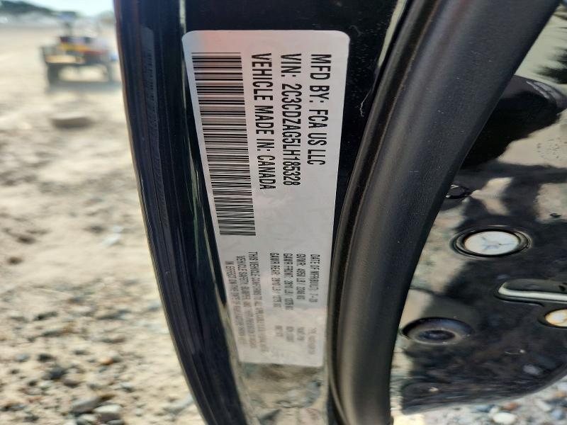 2020 Dodge Challenger მანქანა იყიდება აუქციონზე, vin: 2C3CDZAG5LH185328, აუქციონის ნომერი: 58376296