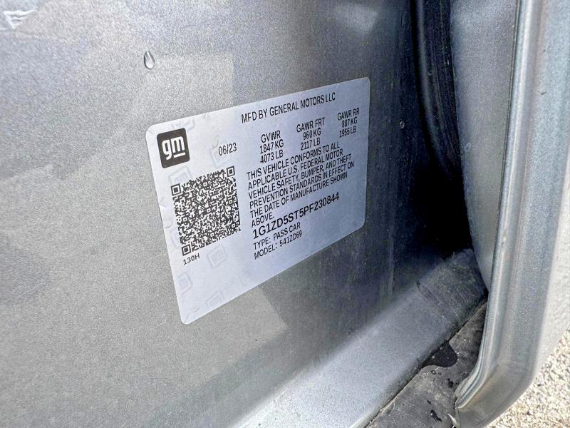 2023 Chevrolet Malibu მანქანა იყიდება აუქციონზე, vin: 1G1ZD5ST5PF230844, აუქციონის ნომერი: 59122006