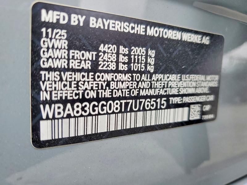Продажа на аукционе авто 2026 Bmw 228, vin: WBA83GG08T7U76515, номер лота: 58607486