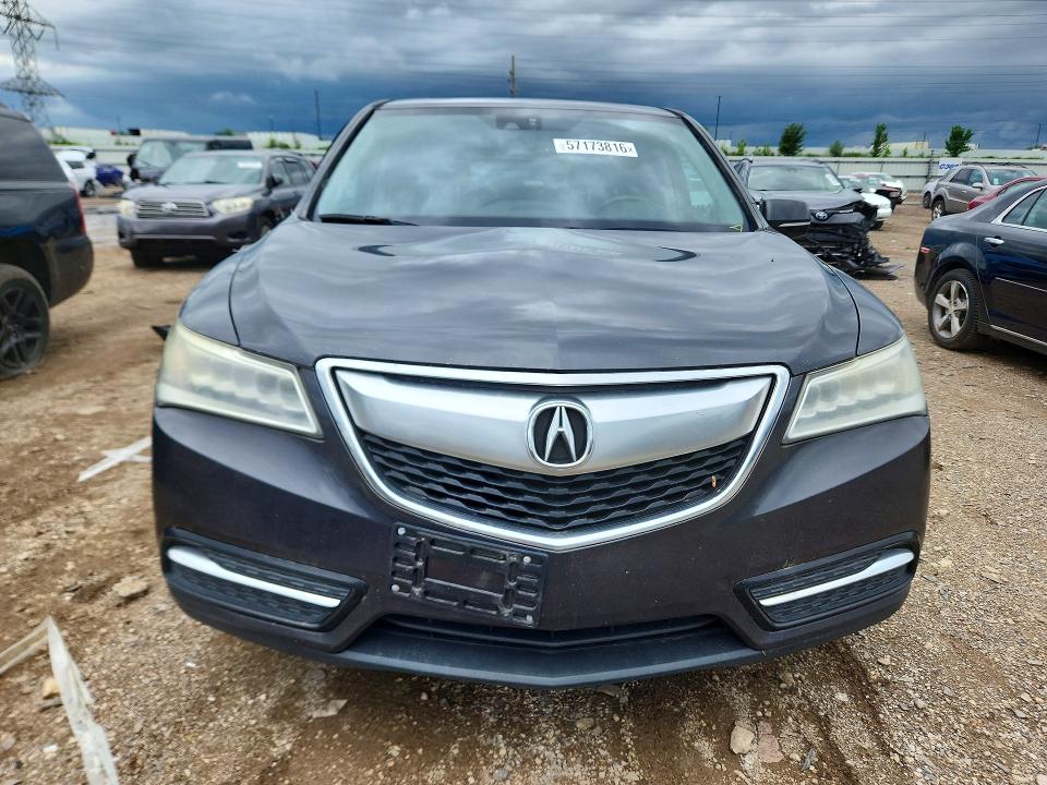 57173816 :رقم المزاد ، 5FRYD4H44EB036660 vin ، 2014 Acura Mdx مزاد بيع