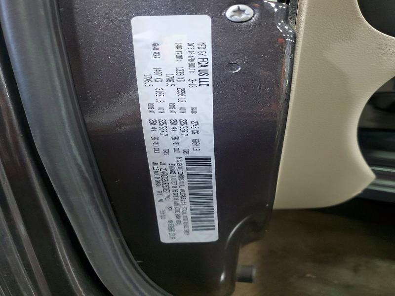Aukcja sprzedaży 2018 Dodge Grand Caravan, vin: 2C4RDGCG9JR253337, numer aukcji: 58604036