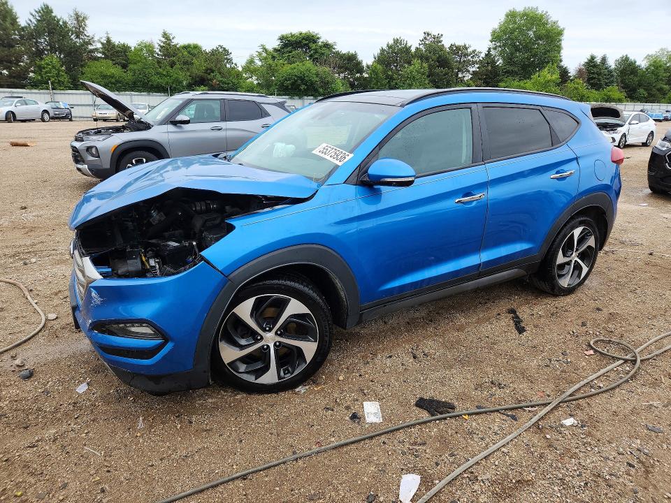 2016 Hyundai Tucson მანქანა იყიდება აუქციონზე, vin: KM8J3CA24GU032512, აუქციონის ნომერი: 55375936