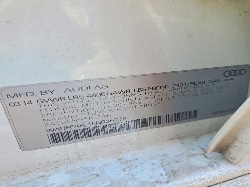 Продаж на аукціоні авто 2014 Audi A4, vin: WAUFFAFL1EN036769, номер лоту: 57338076