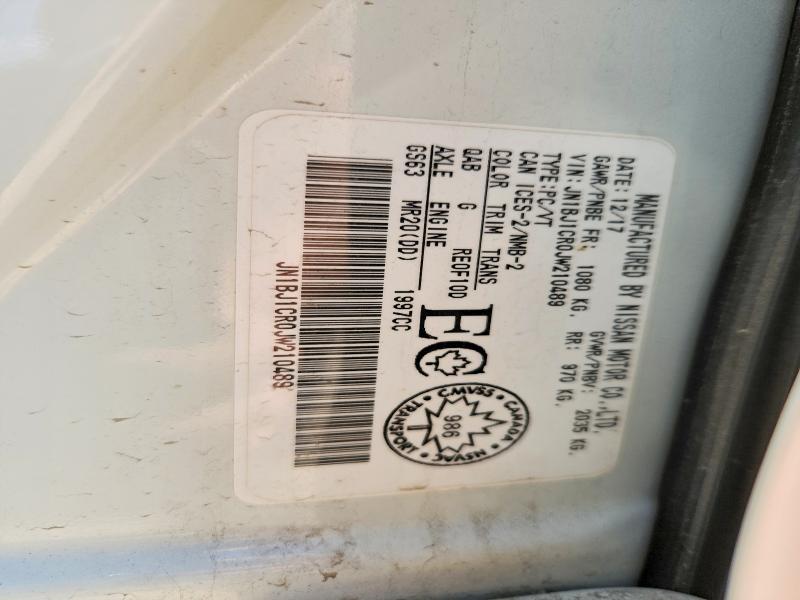 Aukcja sprzedaży 2018 Nissan Qashqai, vin: JN1BJ1CR0JW210489, numer aukcji: 58277706