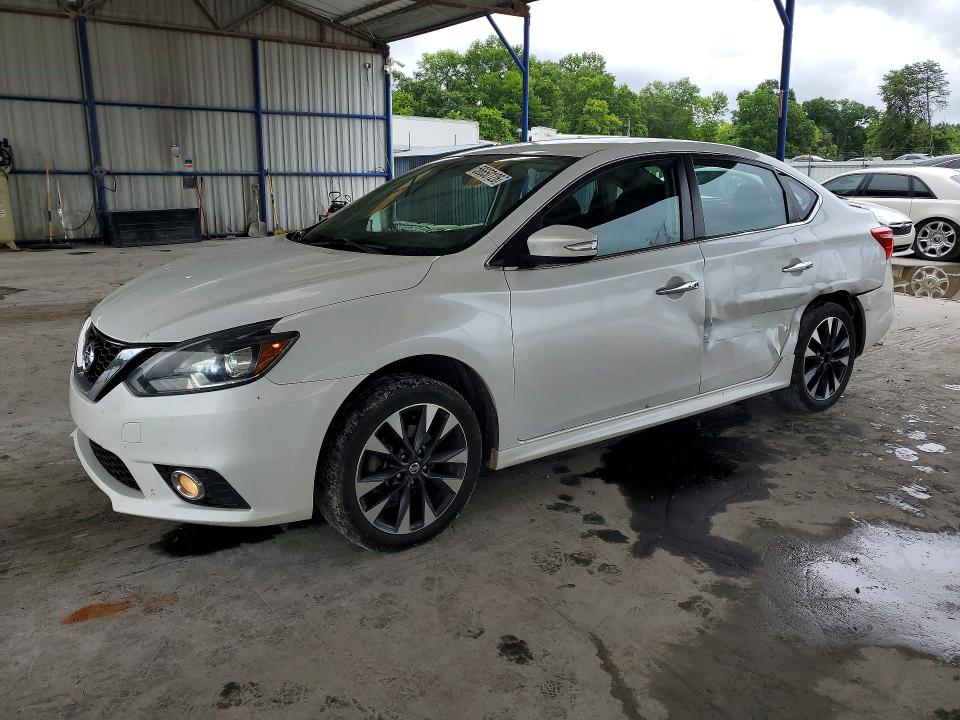 56650126 :رقم المزاد ، 3N1AB7AP8HY400654 vin ، 2017 Niss Sentra Sr Manual مزاد بيع