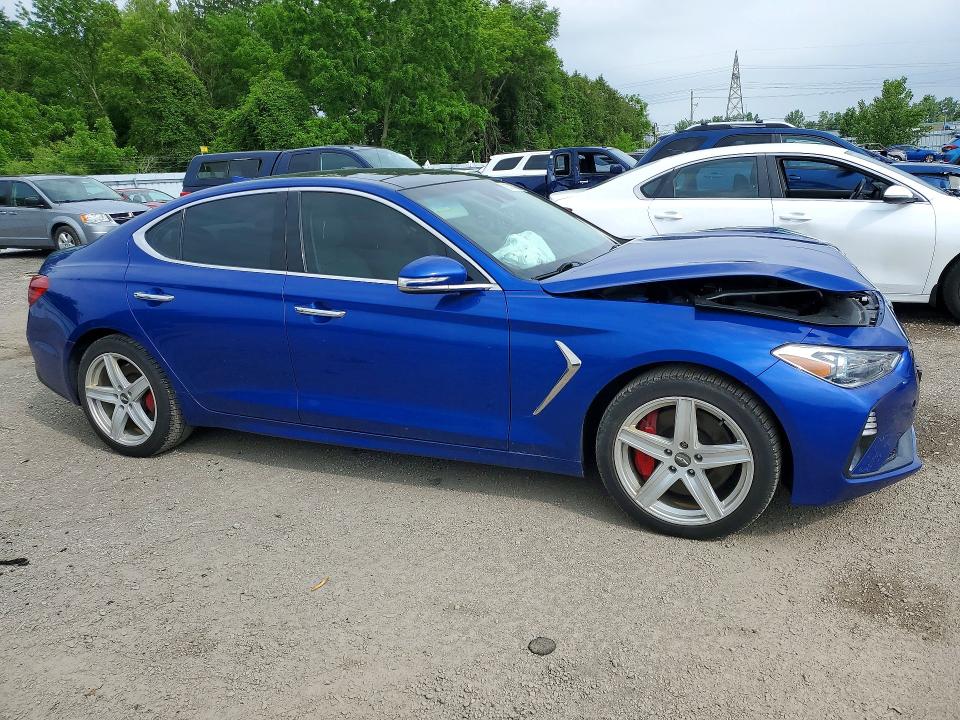 Aukcja sprzedaży 2019 Genesis G70, vin: KMTG54LE1KU010788, numer aukcji: 55313866