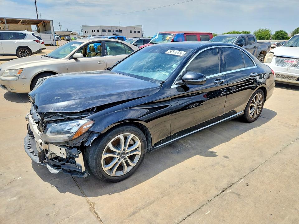 2018 Mercedes-benz C მანქანა იყიდება აუქციონზე, vin: 55SWF4JB2JU249482, აუქციონის ნომერი: 58698476