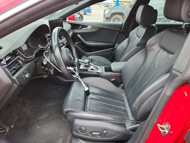 2021 Audi A5 მანქანა იყიდება აუქციონზე, vin: WAUDACF57MA059241, აუქციონის ნომერი: 56442596