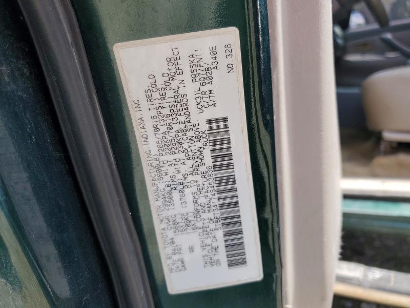 2004 Toyota Tundra მანქანა იყიდება აუქციონზე, vin: 5TBET34174S453836, აუქციონის ნომერი: 57855666