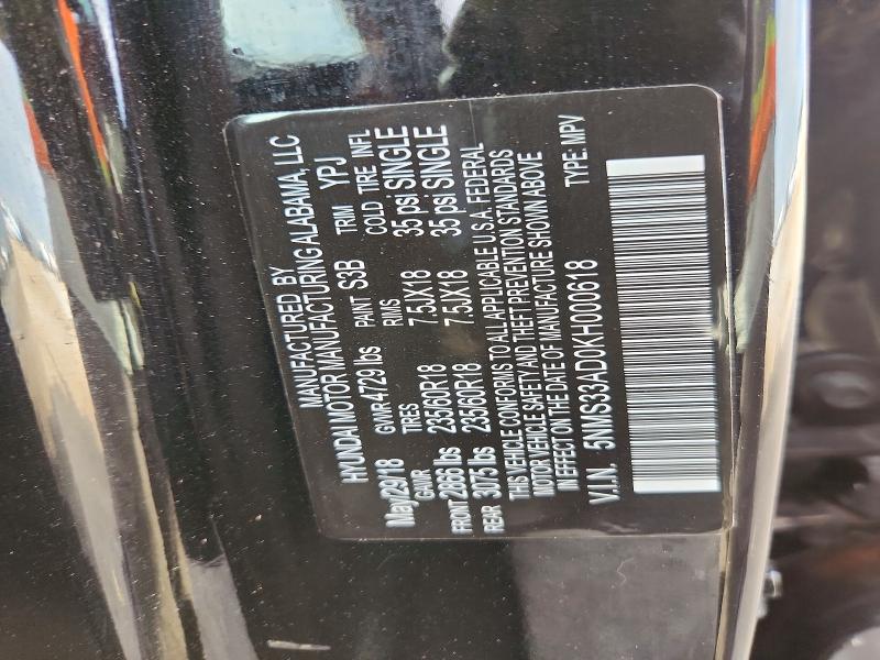 Aukcja sprzedaży 2019 Hyundai Santa Fe, vin: 5NMS33AD0KH000618, numer aukcji: 55798506