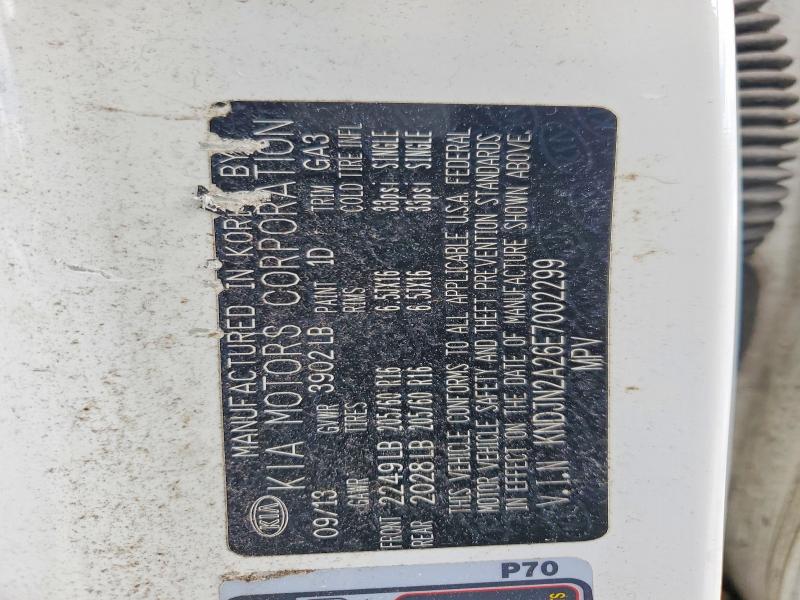 2014 Kia Soul მანქანა იყიდება აუქციონზე, vin: KNDJN2A26E7002299, აუქციონის ნომერი: 56865586