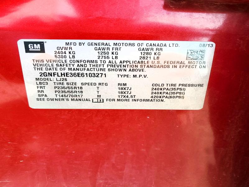 Продаж на аукціоні авто 2014 Chevrolet Equinox, vin: 2GNFLHE36E6103271, номер лоту: 58491876