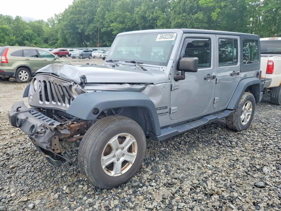 58432256 :رقم المزاد ، 1C4BJWDG7EL216935 vin ، 2014 Jeep Wrangler Unlimited مزاد بيع