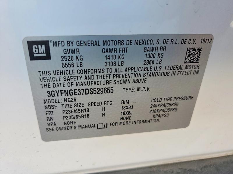 Продажа на аукционе авто 2013 Cadillac Srx, vin: 3GYFNGE37DS529655, номер лота: 54793296