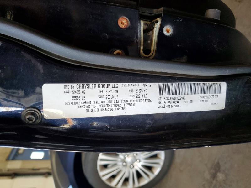 Aukcja sprzedaży 2012 Chrysler 300, vin: 2C3CCAHG1CH232946, numer aukcji: 56770816