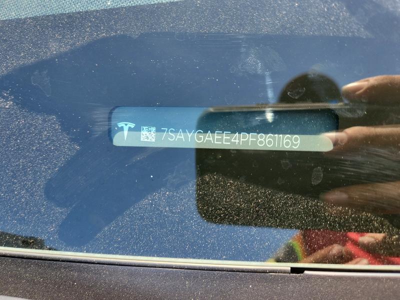 58521156 :رقم المزاد ، 7SAYGAEE4PF861169 vin ، 2023 Tesla Model Y مزاد بيع