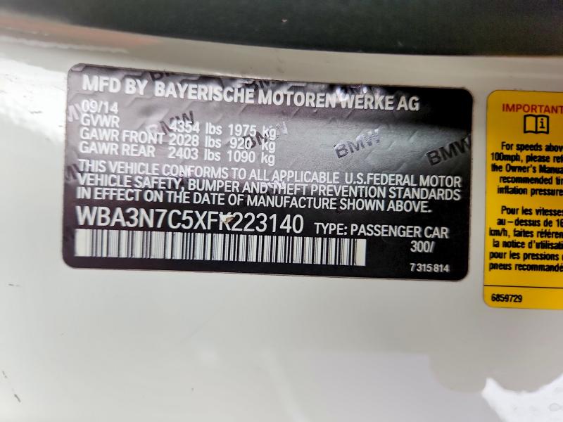 Продаж на аукціоні авто 2015 Bmw 428, vin: WBA3N7C5XFK223140, номер лоту: 58253276