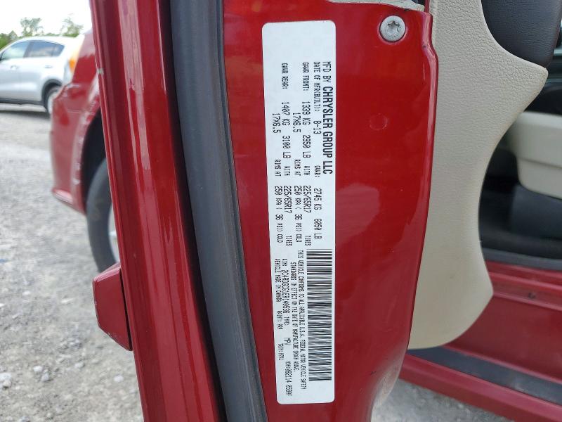 Продажа на аукционе авто 2014 Dodge Grand Caravan, vin: 2C4RDGCG1ER140536, номер лота: 58527706