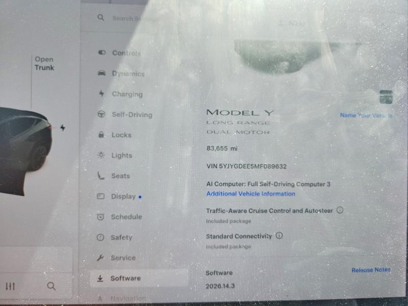 56470376 :رقم المزاد ، 5YJYGDEE5MF089632 vin ، 2021 Tesla Model Y مزاد بيع