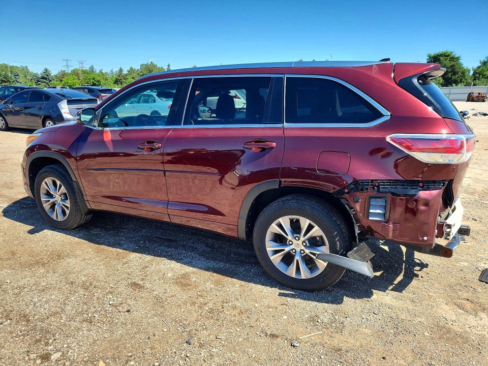2015 Toyota Highlander მანქანა იყიდება აუქციონზე, vin: 5TDJKRFH9FS152753, აუქციონის ნომერი: 56721056