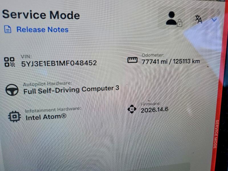 Aukcja sprzedaży 2021 Tesla Model 3, vin: 5YJ3E1EB1MF048452, numer aukcji: 58153236