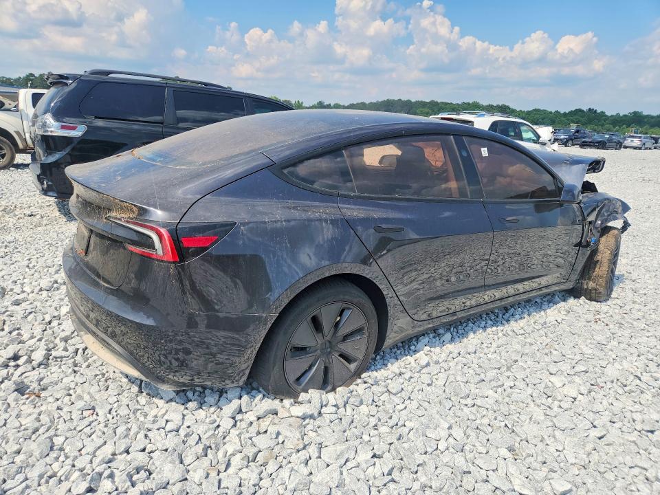 2025 Tesla Model 3 მანქანა იყიდება აუქციონზე, vin: 5YJ3E1EA2SF058766, აუქციონის ნომერი: 56423826
