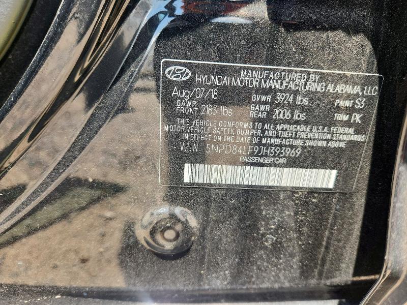 Продажа на аукционе авто 2018 Hyundai Elantra, vin: 5NPD84LF9JH393969, номер лота: 55457966