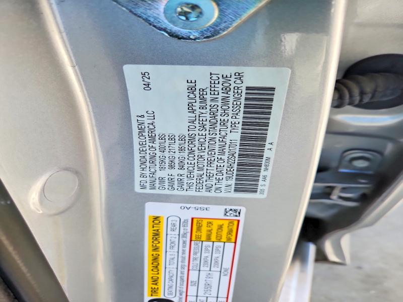 Aukcja sprzedaży 2025 Acura Integra, vin: 19UDE4H22SA017011, numer aukcji: 57867126