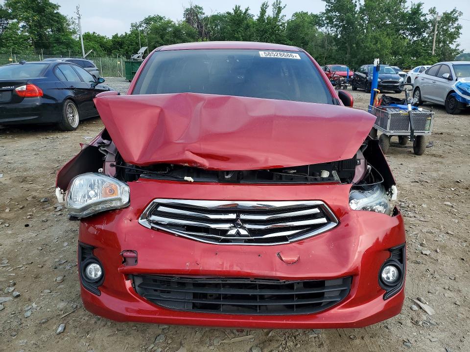 58528686 :رقم المزاد ، ML32F3FJ5KHF10394 vin ، 2019 Mitsubishi Mirage مزاد بيع