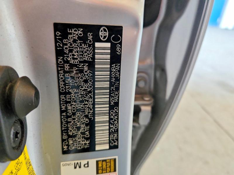 2020 Toyota Corolla მანქანა იყიდება აუქციონზე, vin: JTNC4RBE2L3090197, აუქციონის ნომერი: 55622216