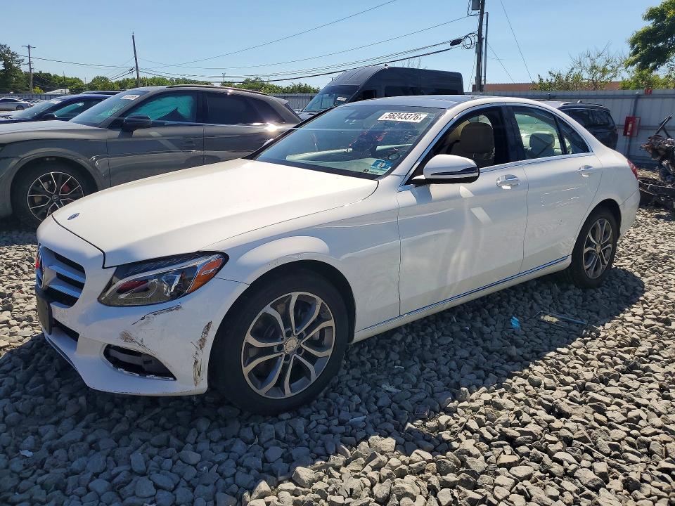 2016 Mercedes-benz C მანქანა იყიდება აუქციონზე, vin: WDDWF4KB4GR143592, აუქციონის ნომერი: 56243376