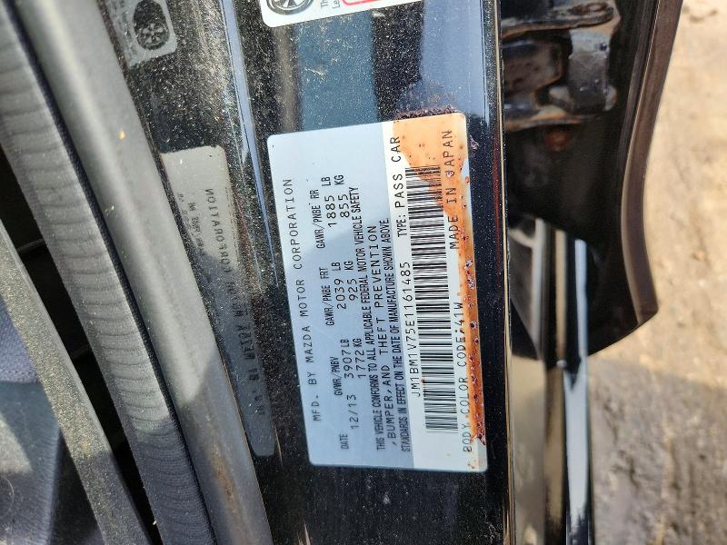 2014 Mazda 3 მანქანა იყიდება აუქციონზე, vin: JM1BM1V75E1161485, აუქციონის ნომერი: 55711246
