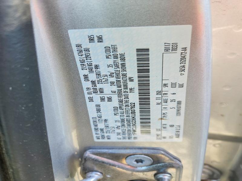 Aukcja sprzedaży 2019 Ford Escape, vin: 1FMCU9GD8KUB07822, numer aukcji: 57511146