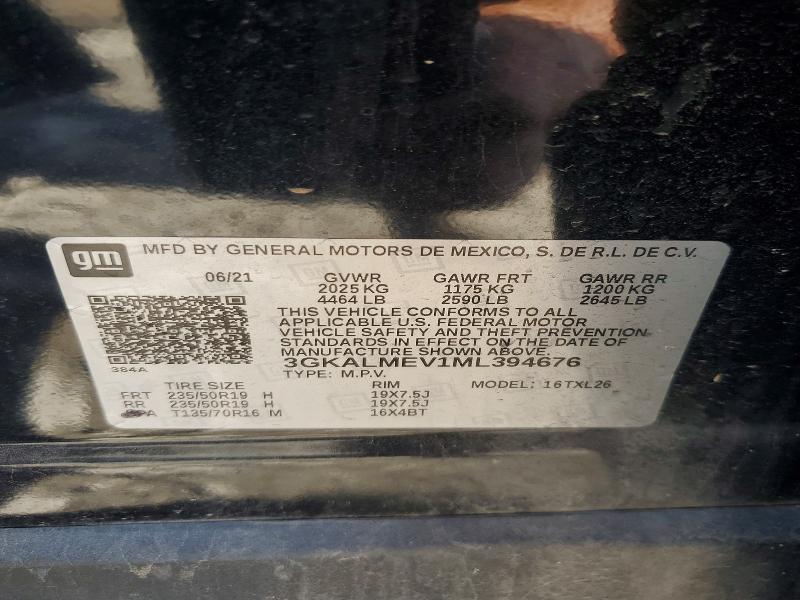 55630416 :رقم المزاد ، 3GKALMEV1ML394676 vin ، 2021 Gmc Terrain مزاد بيع