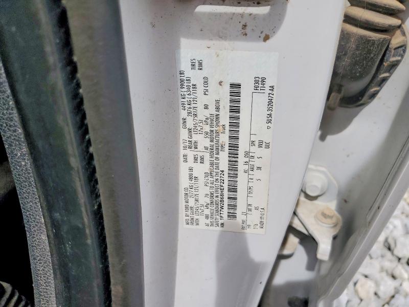 57166506 :رقم المزاد ، 1FT7W2B68HEF22724 vin ، 2017 Ford F250 مزاد بيع