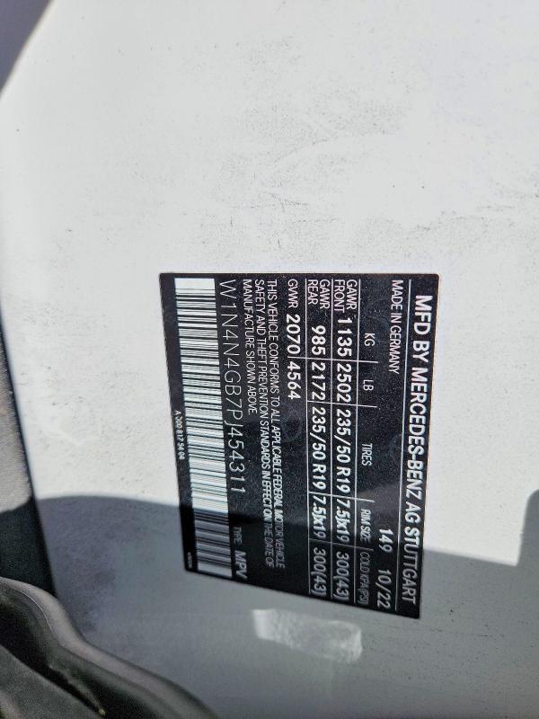 Aukcja sprzedaży 2023 Mercedes-benz Gla, vin: W1N4N4GB7PJ454311, numer aukcji: 55842766