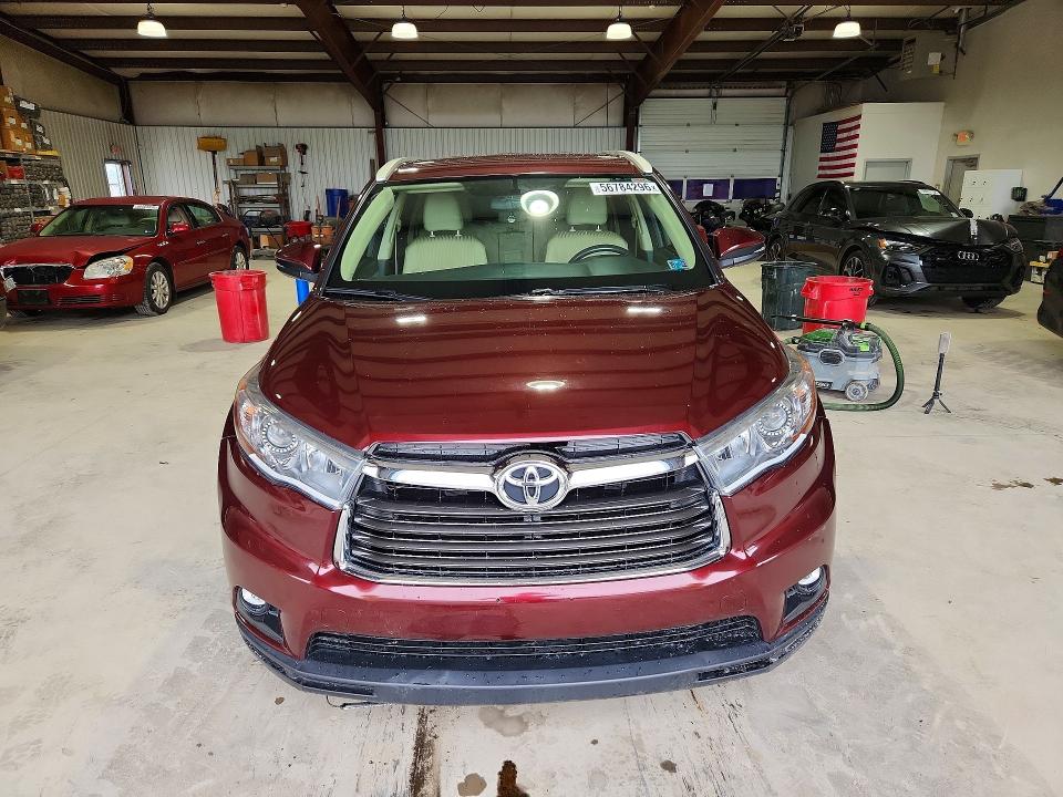 Aukcja sprzedaży 2015 Toyota Highlander, vin: 5TDZKRFH8FS077434, numer aukcji: 56784296