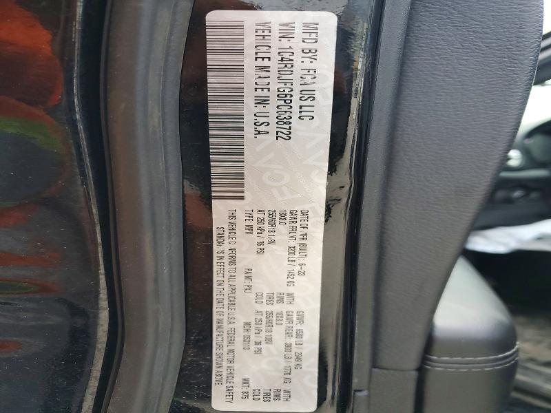 Продажа на аукционе авто 2023 Dodge Durango, vin: 1C4RDJFG6PC638722, номер лота: 57385986