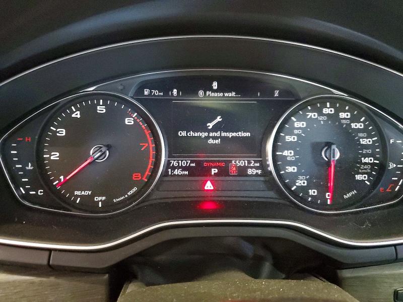 2019 Audi A4 მანქანა იყიდება აუქციონზე, vin: WAUDNAF44KA117934, აუქციონის ნომერი: 58638746