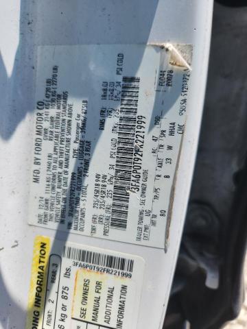 2015 Ford Fusion მანქანა იყიდება აუქციონზე, vin: 3FA6P0T92FR221999, აუქციონის ნომერი: 56301696