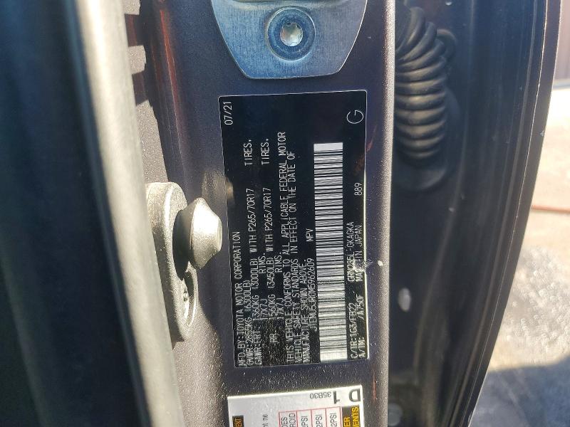 Продажа на аукционе авто 2021 Toyota 4runner, vin: JTEMU5JR0M5962609, номер лота: 56280376