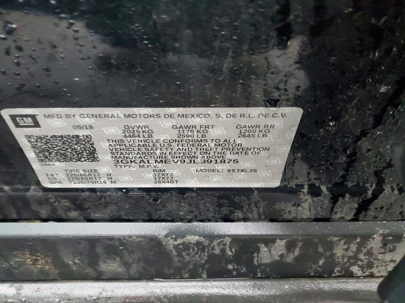 Aukcja sprzedaży 2018 Gmc Terrain, vin: 3GKALMEV9JL391875, numer aukcji: 57058636