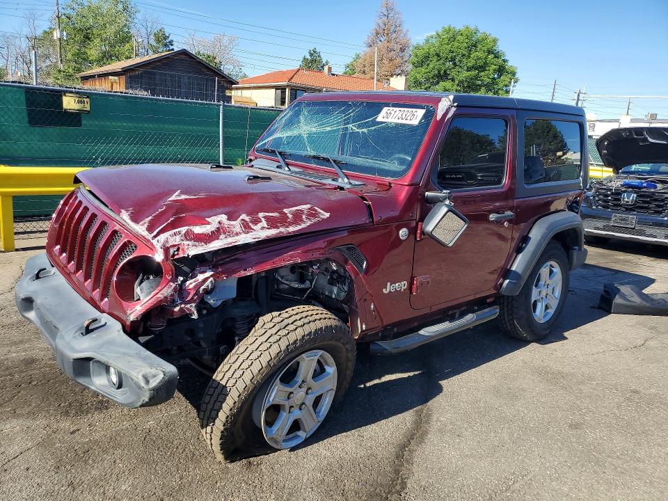 56173326 :رقم المزاد ، 1C4GJXAN3MW575078 vin ، 2021 Jeep Wrangler مزاد بيع