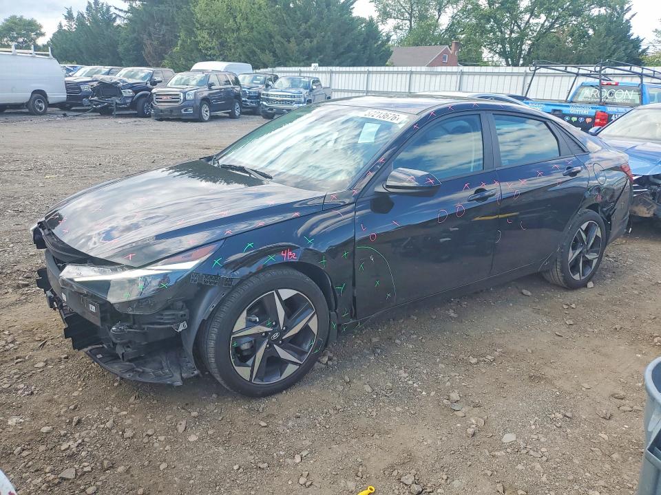 2023 Hyundai Elantra მანქანა იყიდება აუქციონზე, vin: KMHLS4AG8PU572054, აუქციონის ნომერი: 57213676