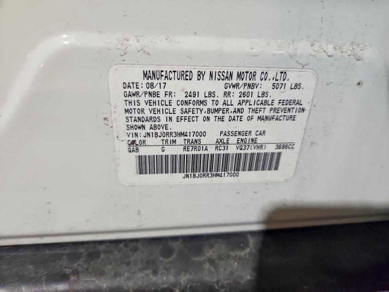 Продаж на аукціоні авто 2017 Infiniti Qx50, vin: JN1BJ0RR3HM417000, номер лоту: 56027456