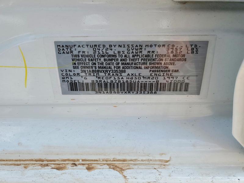 Aukcja sprzedaży 2024 Nissan Sentra, vin: 3N1AB8BVXRY335388, numer aukcji: 58385406