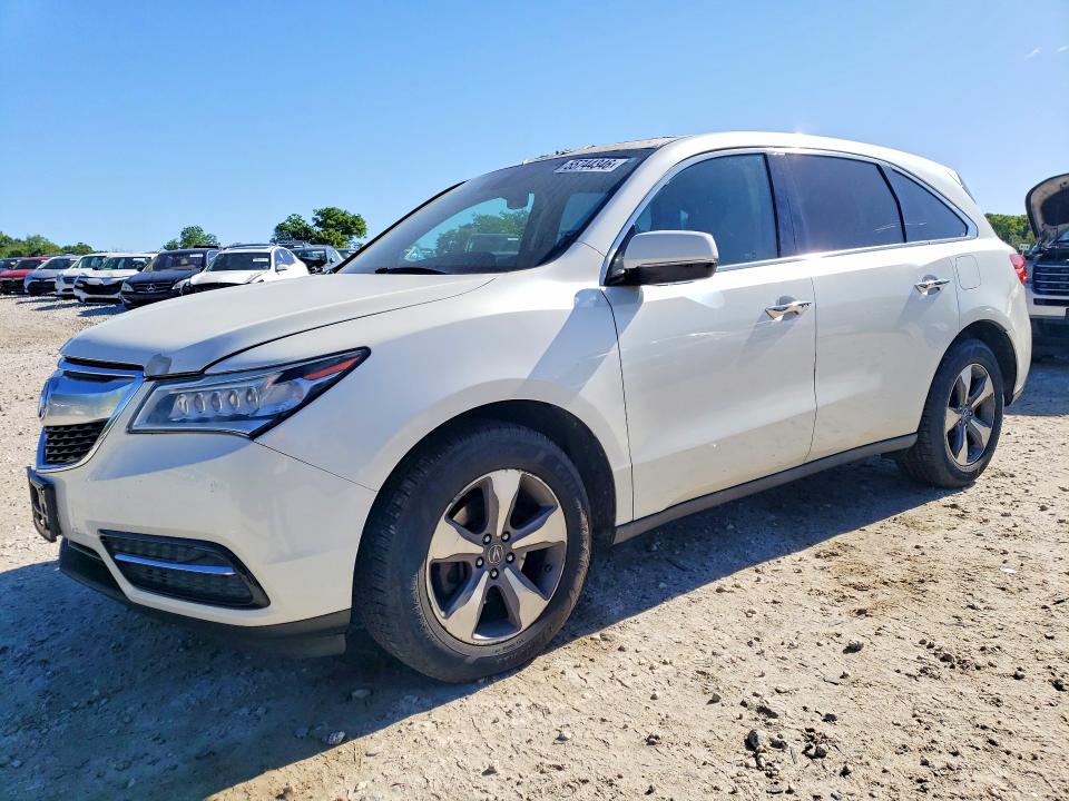 2016 Acura Mdx მანქანა იყიდება აუქციონზე, vin: 5FRYD4H24GB026471, აუქციონის ნომერი: 55744346